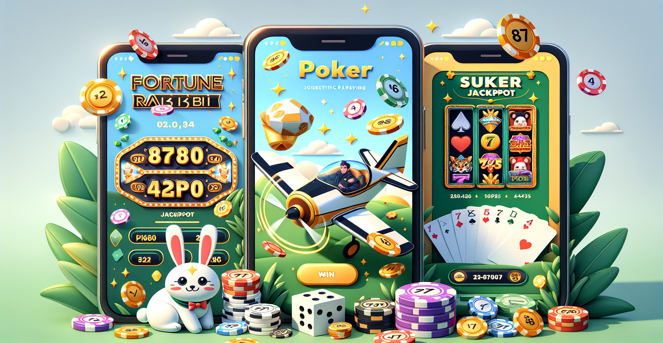 Fortune Rabbit Slots - Spin to win on 3PATTIOK's Fortune Rabbit